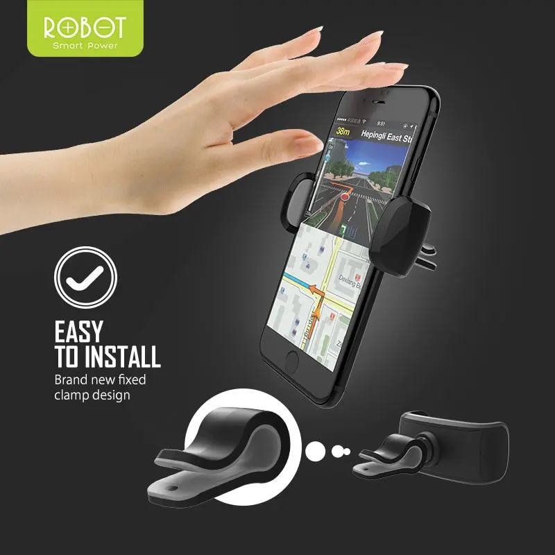 Car Holder Robot RT-CH07 Holder HP AC Mobil Air Ventilation Car Stent - Garansi Resmi 1 Tahun 1