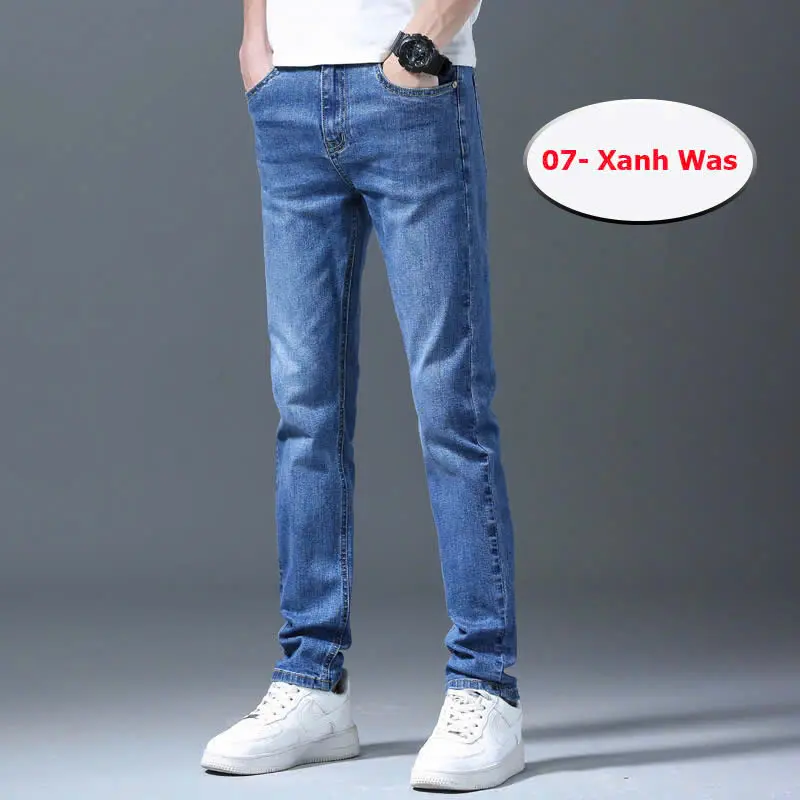 Quần Jeans Nam cao cấp co giãn 4 chiều thoải mái phong cách chất lượng cao, dày dặn, thoáng khí 6