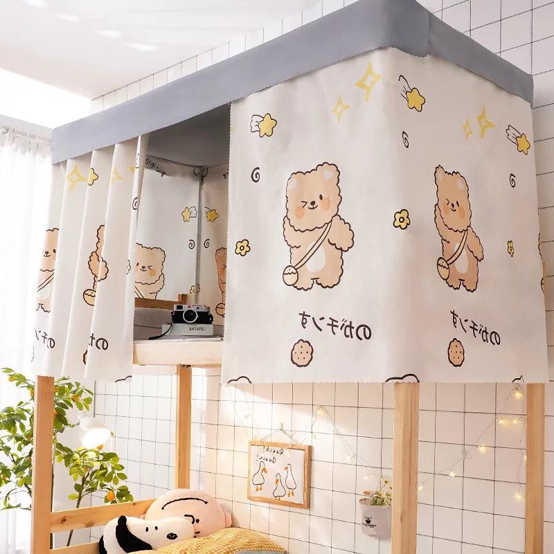 Combo 3 Quây/2 Quây+1 Mái Rèm Che Nắng, Màn Che Giường Tầng Ký Túc Xá