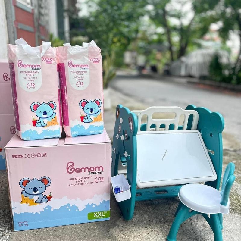 [Không quà ]-TÃ BỈM DÁN/QUẦN BEMOM SUMMER CHO BÉ 6