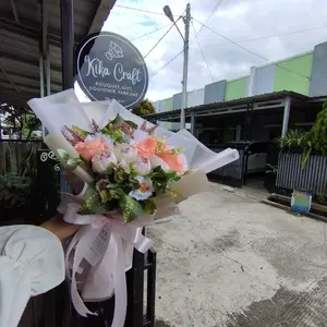 bouquet bunga artficial besar