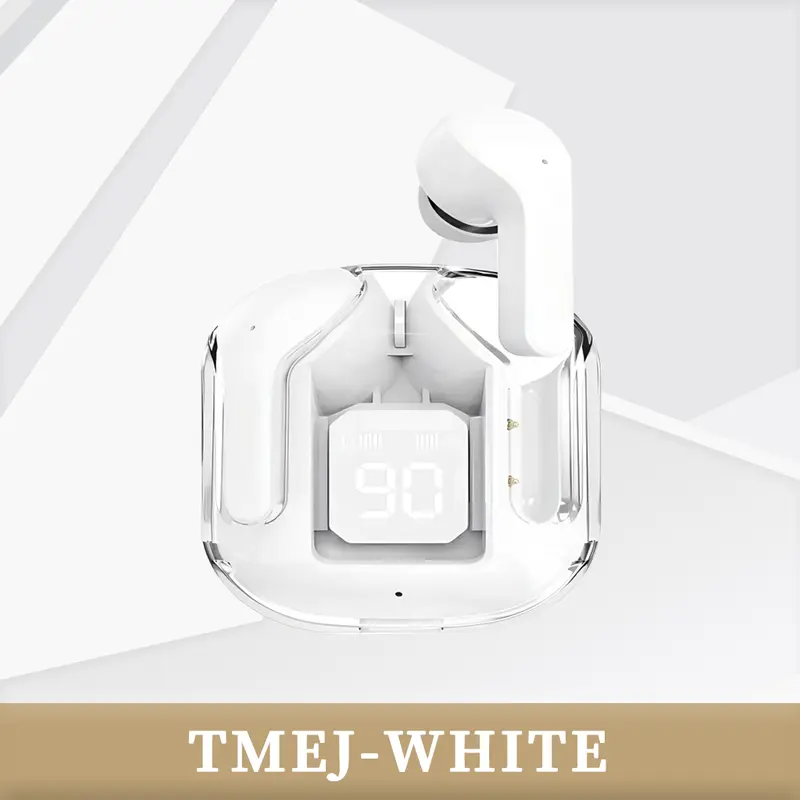 Tai nghe Bluetooth TMEJ,  Thiết kế nhỏ gọn thông minh, Kết nối cực nhanh - Có hỗ trợ báo dung lượng pin 4