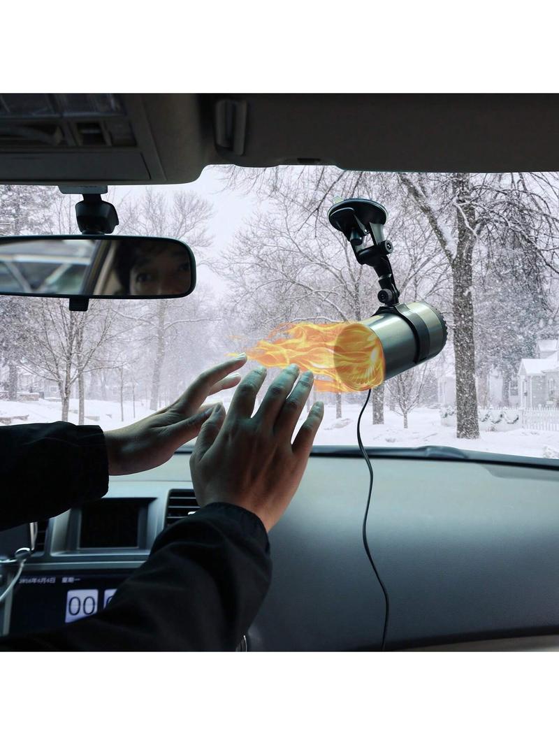 Product Introduction of (5 off your first order) 24V 150W Portable Car Heater 2 In 1 Heating Cooling Fan Rotatable Demister Defroster With 4.92ft Cord 1