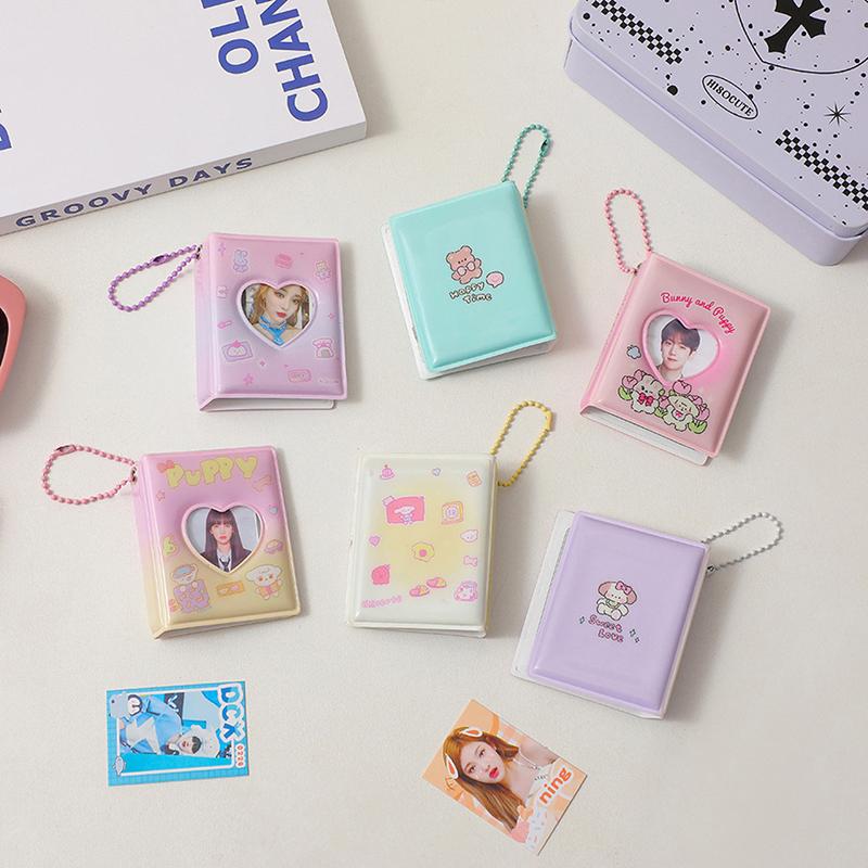 Album Ảnh Mini, Chất Liệu PVC Trong Suốt, Có Hộp Đựng Thẻ Tên, 32 Túi, Đóng Gáy Thẻ, Thích Hợp Để Thu Thập Ảnh Thần Tượng Mini, Sách Sưu Tập 2