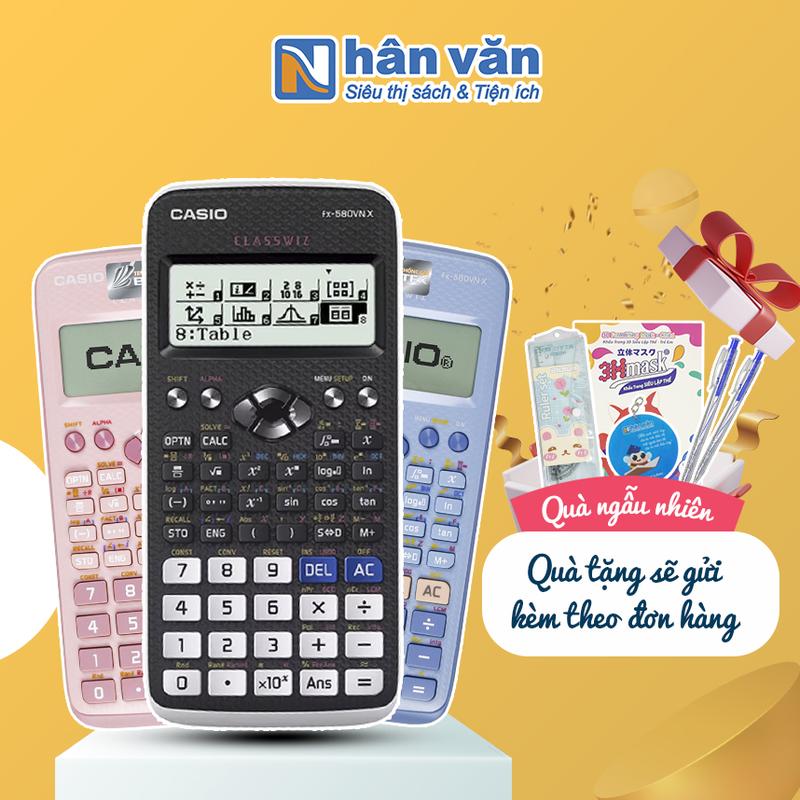 Máy Tính Casio FX580 VNX Đen - Hồng - Xanh - Chính Hãng Bảo Hành 7 Năm