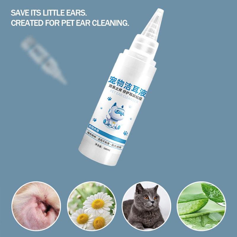 Nhỏ mắt cho thú cưng, dành cho mèo, Nhỏ mắt dạng Gel nhẹ nhàng và không gây kích ứng, Chất làm sạch mắt, Thích hợp cho mèo, F2E0 1