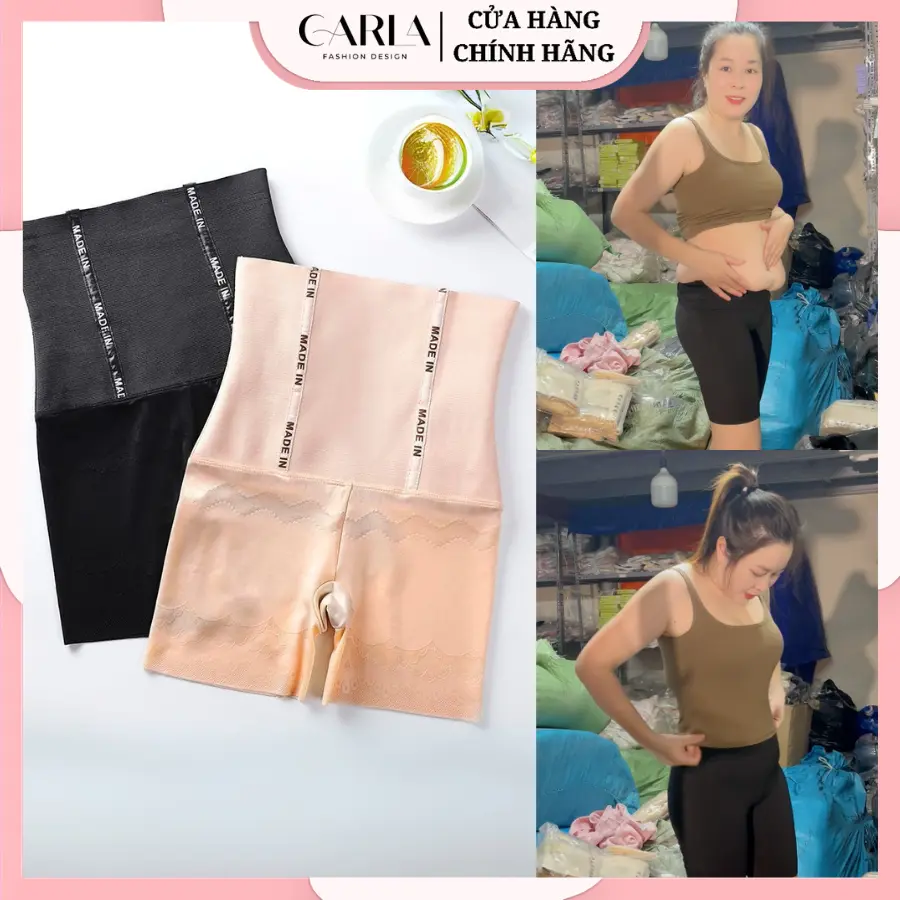 Combo 2 Quần Gen Cạp Cao Chống Cuộn Nữ Nâng Mông Định Hình Carla Kem ÁO