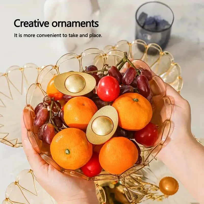 Fruit Plate, 1 Count   Fruit & Vegetable & Snack Storage   Basket, Household Fruit Plate for Home Kitchen Dining Room 8