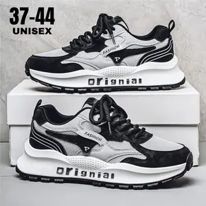 Gaya kasual Sneakers Pria dan Wanita-Bahan Sintetis Premium Outsole Anti Licin