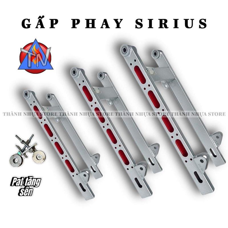 Gấp gia công Sirius 52cm - Gấp phay sirius kèm pat tăng sên Phụ Tùng