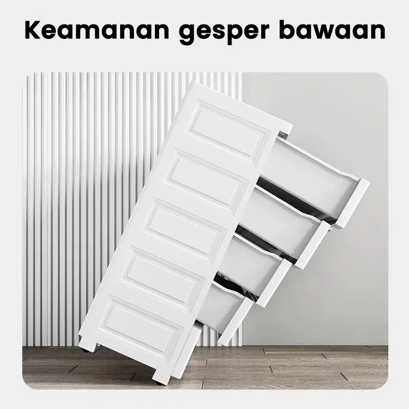 【7 Tingkat】Sakula Lemari Plastik Jumbo 7 Tingkat dengan Roda dan Garansi Lima Tahun - Furniture, Laci 6