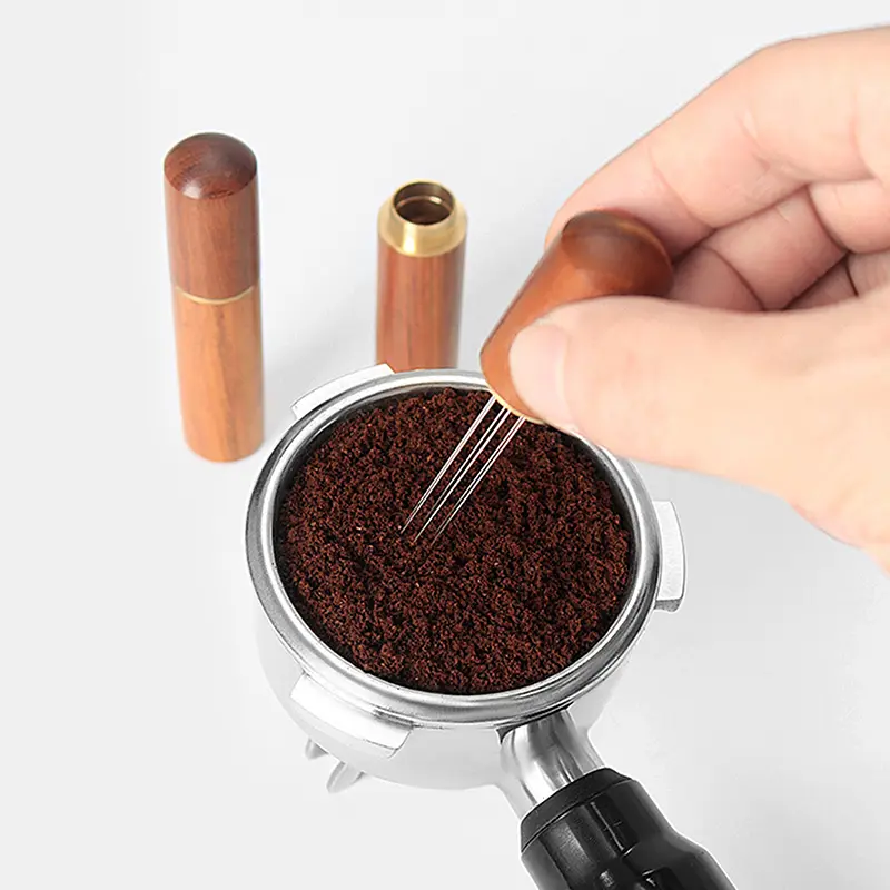 Dispenser Pengisar Espresso, Keluli Tahan Karat, Alat Pengedap Serbuk Kopi, Aksesori Barista, untuk Pengisar Kopi