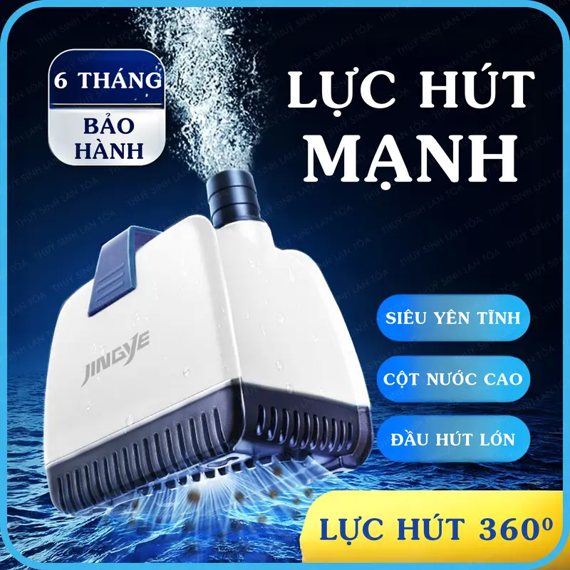 Máy Bơm Hồ Cá 360 Độ Hiệu Jingye LV Series - Hút Đáy 360 Độ - Công Suất Thấp Hiệu Năng Cao lọc 0