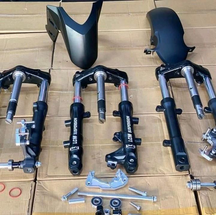 Combo phuộc trước LCM chảng ba gắn cho ex150 ex155 dè winner .winner X phụ kiện thay thế Phụ Tùng