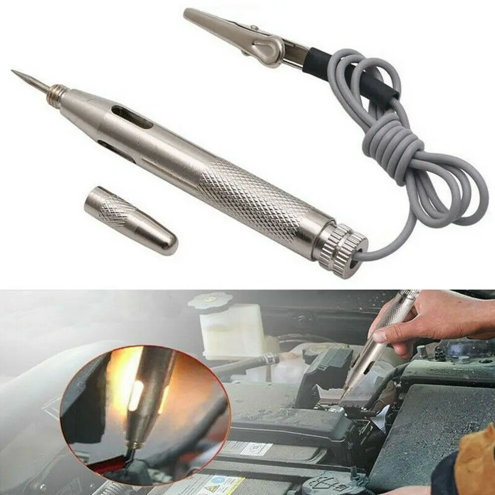 Bút Dò Kiểm Tra, Điện Áp 6V-24V, Cho Xe Hơi, Được Làm Bằng Đồng, DC, Bút Chì Đèn Điện