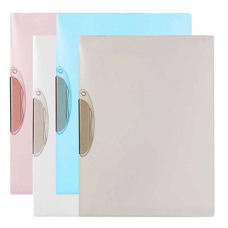 School Office Transparent Swinging Clip Folder A4 Report Folder ...