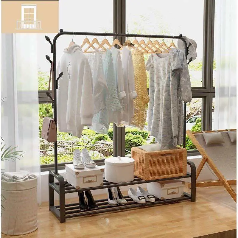 Giá Treo Quần Áo Kệ Treo Quần Áo Kim Loại Đơn Giản Chắc Chắn Tiện Lợi giatreo  quanao