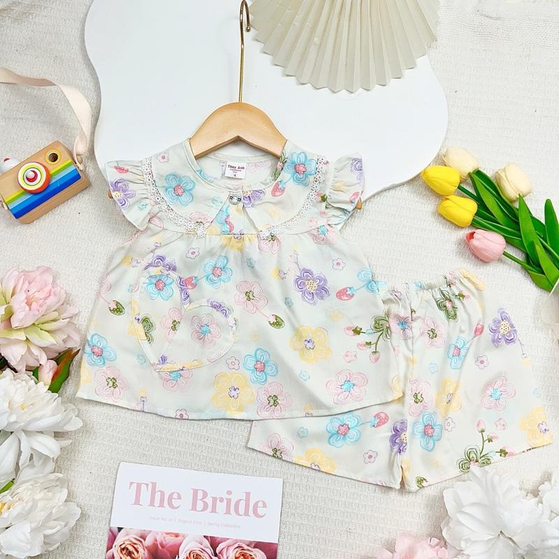 Product Introduction of TOLEXINH [23kg-41kg] đồ bộ tay cánh tiên quần đùi bé gái - vải tole loại 1 [FREESHIP] 4