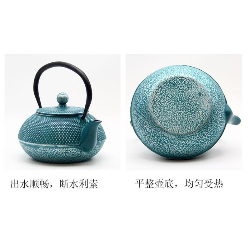Product Introduction of Nordic Style Colored Boiled Water And Boiled Tea Brewed Teapot Cast Iron Kettle Decoration Living Room Home Handmade Creative Tea Set Decoration 31