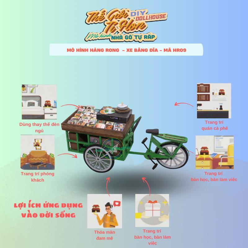 Mô Hình Tự Lắp Ráp - Xe Bán Đĩa Dạo - HR09 2