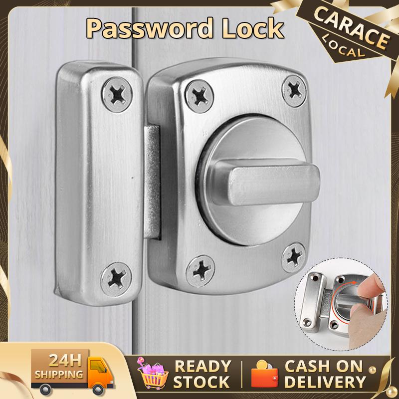 Rotate Bolt Latch Zinc Alloy Security Door Slide Lock Rotate - TikTok ...