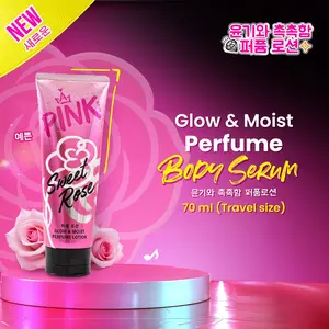 Pink Skin Perfume Body Serum 70ml Single Pink Ceramide Lotion Wangi Mencerahkan dan Melembabkan