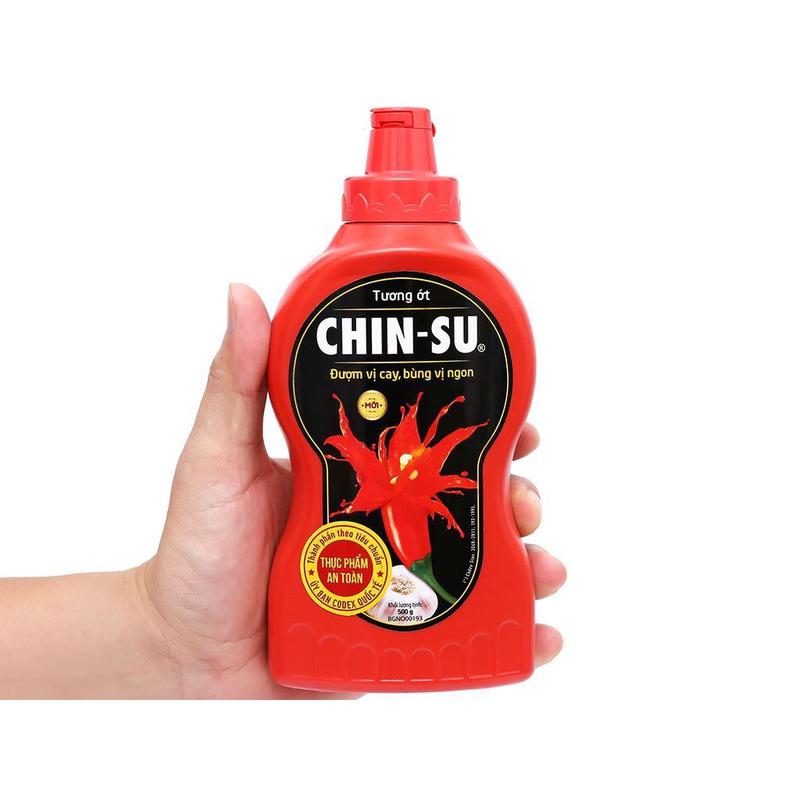 CHAI TƯƠNG ỚT CHINSU TIẾT KIỆM CHAI TO 500G