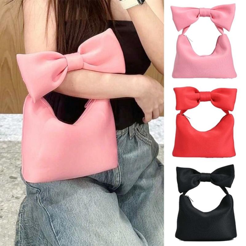 Bow Tofu Clutch Bag