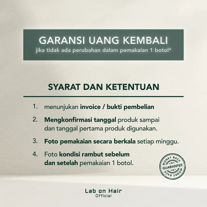 Lab On Hair Anti Hair Fall shampoo - Shampo Conditioner  Perawatan Rambut Anti Rontok Anti Hair Fall Sampo Haircare with Redensyl + eMortal Pep + ginger + Ginseng 4