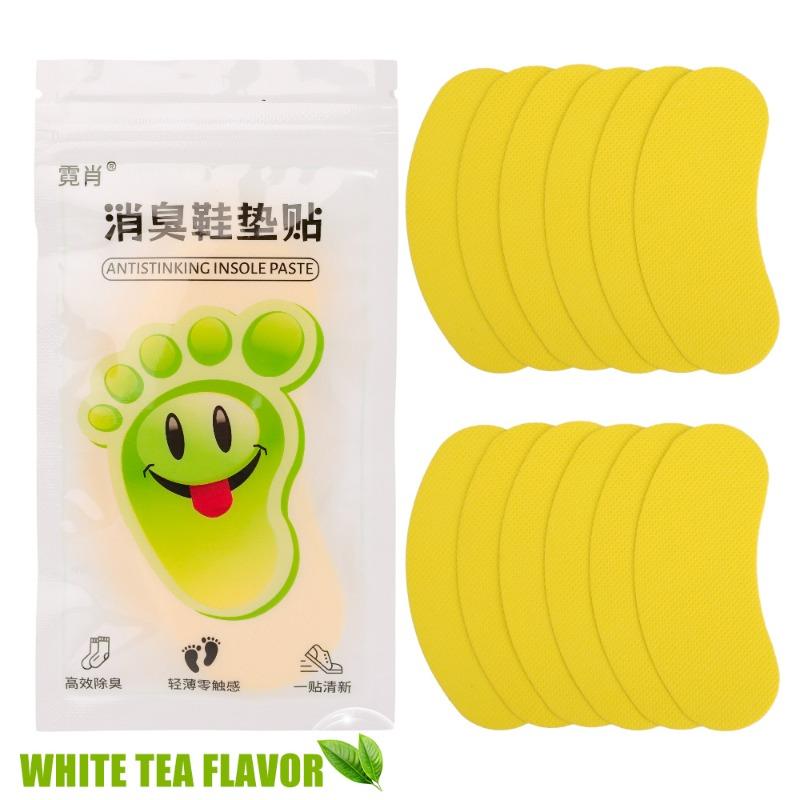 Product Introduction of 12/24/48Pcs Shoes Deodorant Sweat-Absorbing Sticker Deodorant Foot Odor Deodorant Sneaker Smell Fresh Insole Sterilization Sticker 30