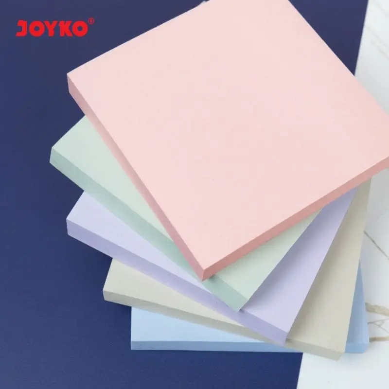 MEMO STICK MORANDI COLOR | STICKY NOTE KERTAS JOYKO MMS-30 | MEMO TEMPEL | PEMBATAS KERTAS 100 SHEETS 75 X 75 Gsm