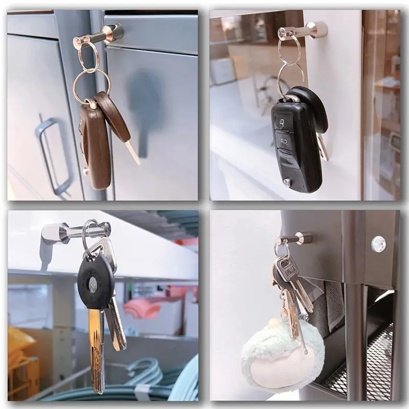 Holder Gantungan Kunci Magnet Super Kuat Bahan Metal Chains Key 7