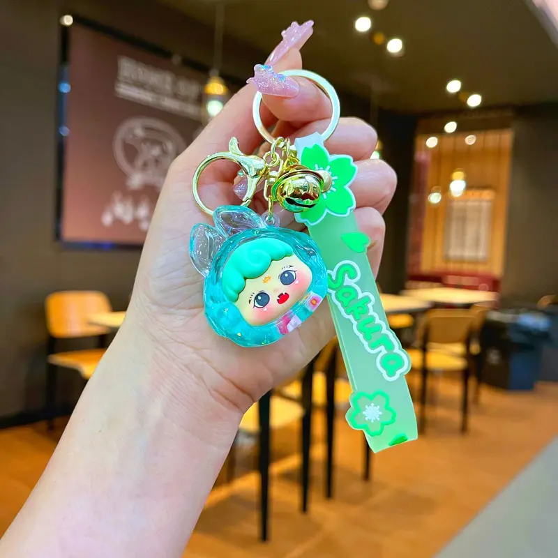 Dây Chuyền Chìa Khóa Cát chảy Thỏ Trong Mơ, Chất Liệu Acrylic, Mặt Dây Chuyền Cặp Sách Học Sinh, Ngọt Ngào Và Tự Nhiên, Móc Chìa Khóa, Phong Cách Ins, Thích Hợp Để Đồ Trang Trí Cho Bé Gái, Quà Tặng Cho Cặp Đôi Hoạt Hình 7