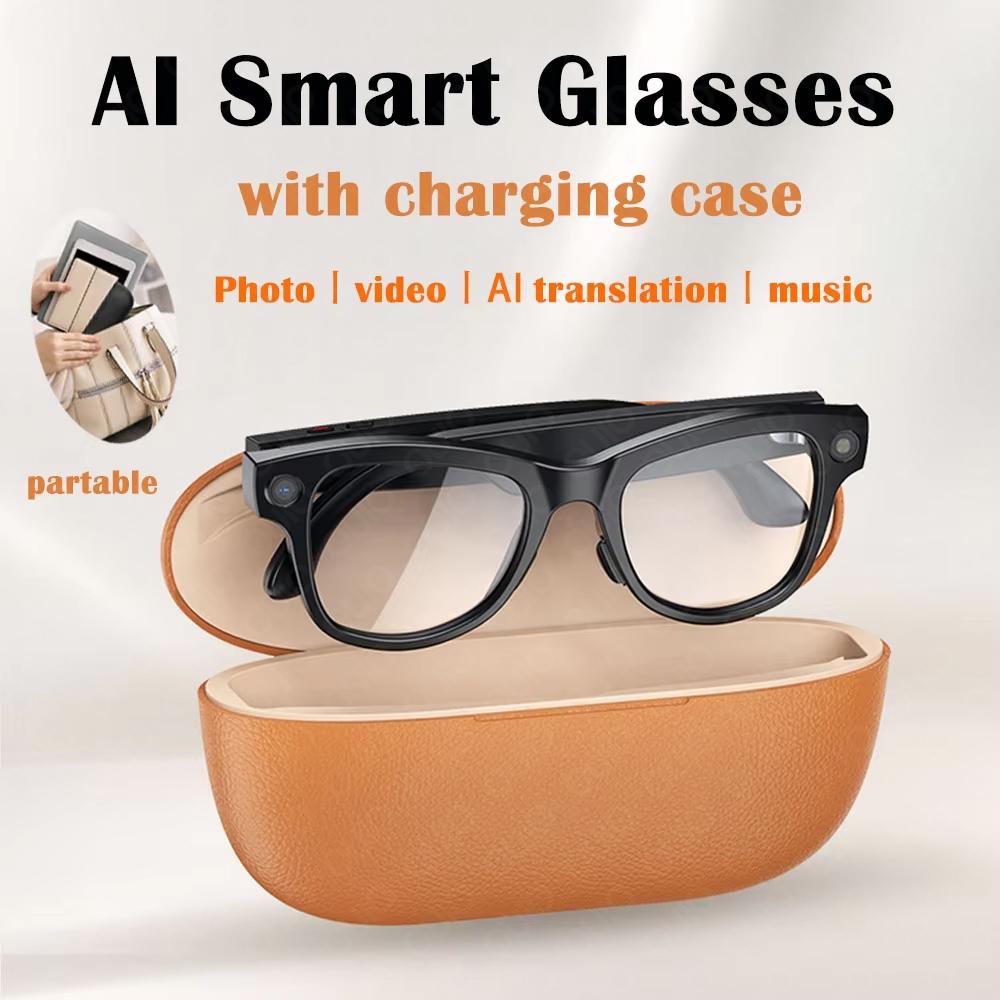 2026 New Smart Glasses with Camera Video Recording AI Photo Recognition Bluetooth Call Voice Translation Sunglasses Men Women - Image 5