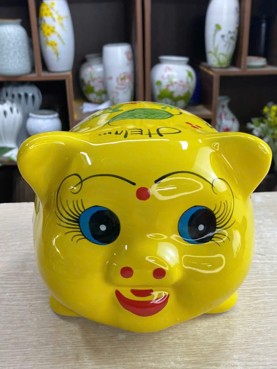Heo Sứ Size To Đựng Tiền Tiết Kiệm Phiên Bản Truyền Thống - Decor, Trang Trí, Xinh Yêu