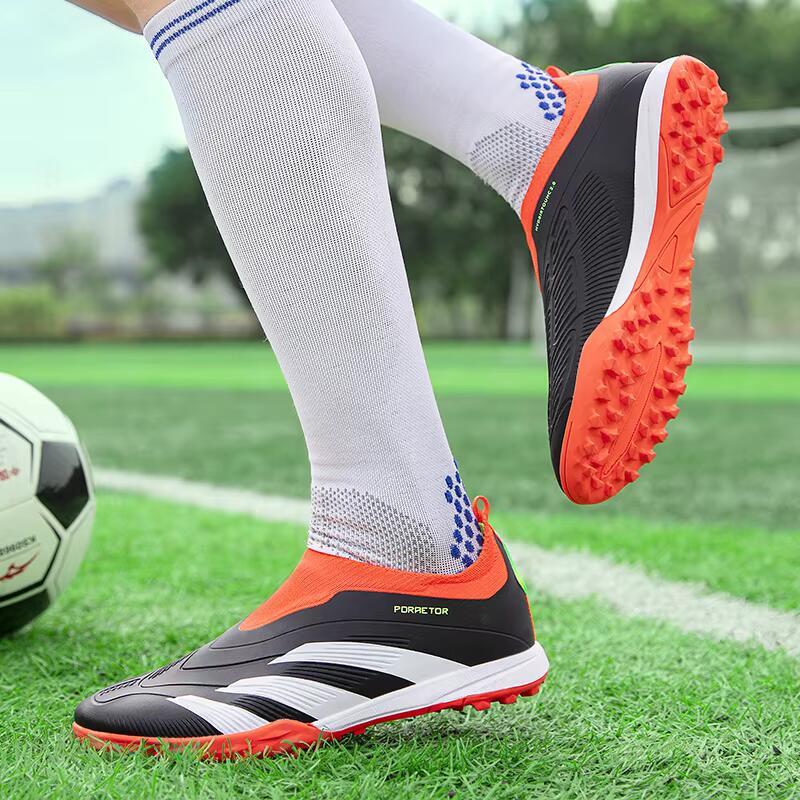 Product Introduction of Men's Turf Indoor Football Cleats High Top Breathable Soccer Shoes Outdoor Training TF 14