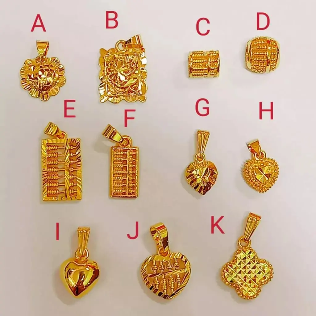 Pendants Loket Emas Bangkok GOLD PLATED