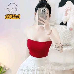 Áo Ống Borip Ôm Body Nữ Mẫu Trơn (Có Mod), Women Top Ong Umi Kem