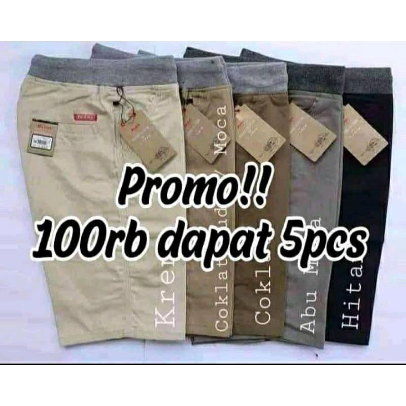 CELANA PENDEK CHINOS 100 DAPAT 4 CELANA/5CELANA