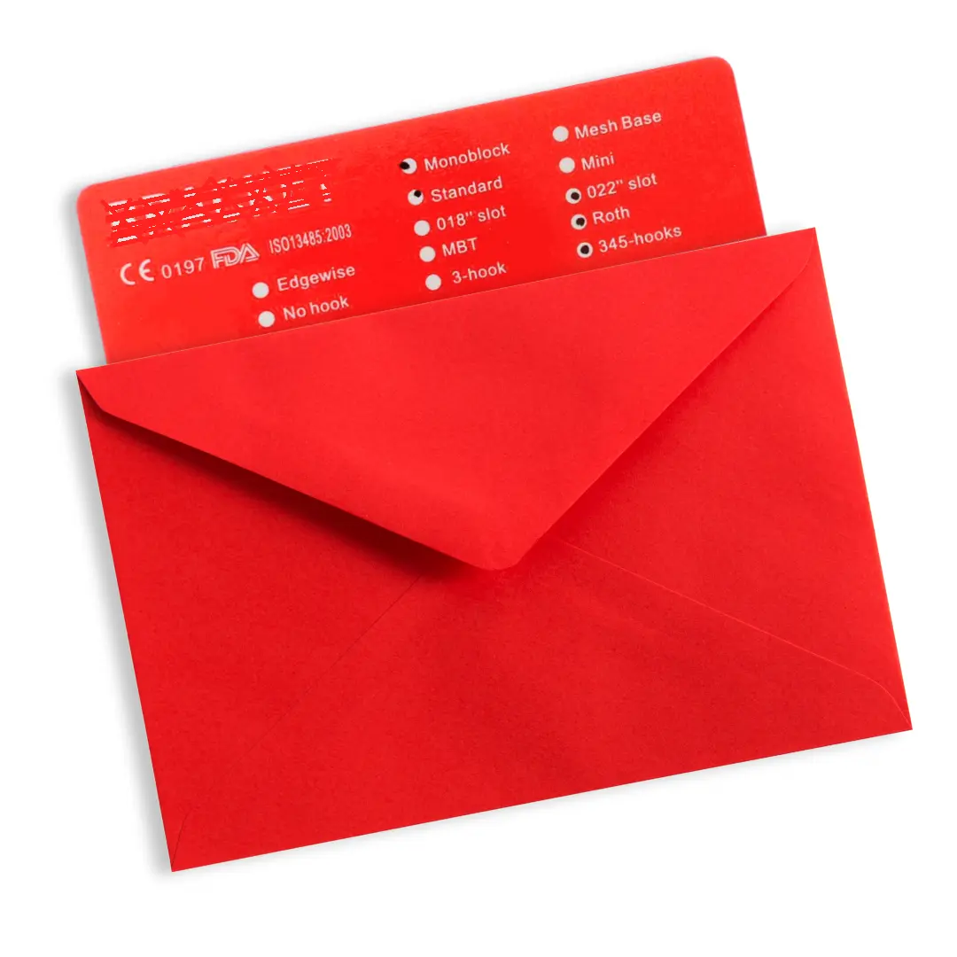 20 pcs per red pad card for gift