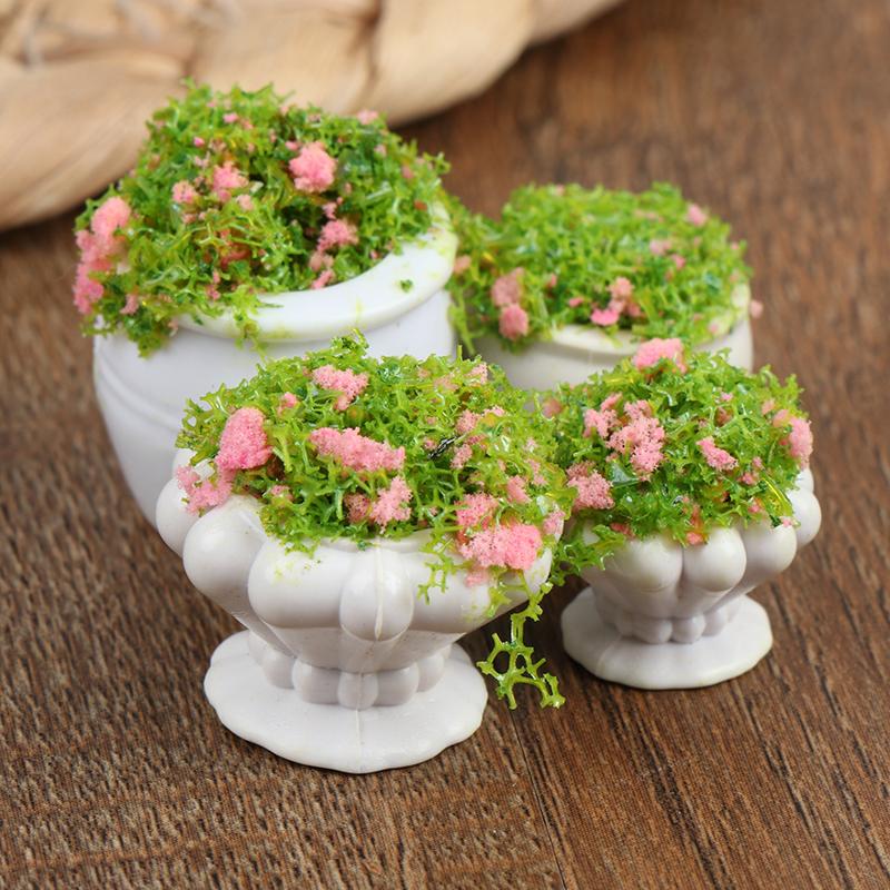 Product Introduction of [zfe]1:12 Dollhouse Mini Furniture Accessories Mini Green Plant Bonsai Flower Pots 15