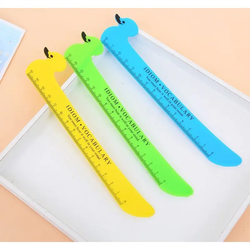 Thước kẻ học hoạt hình PVN63655, kích thước 15cm 5