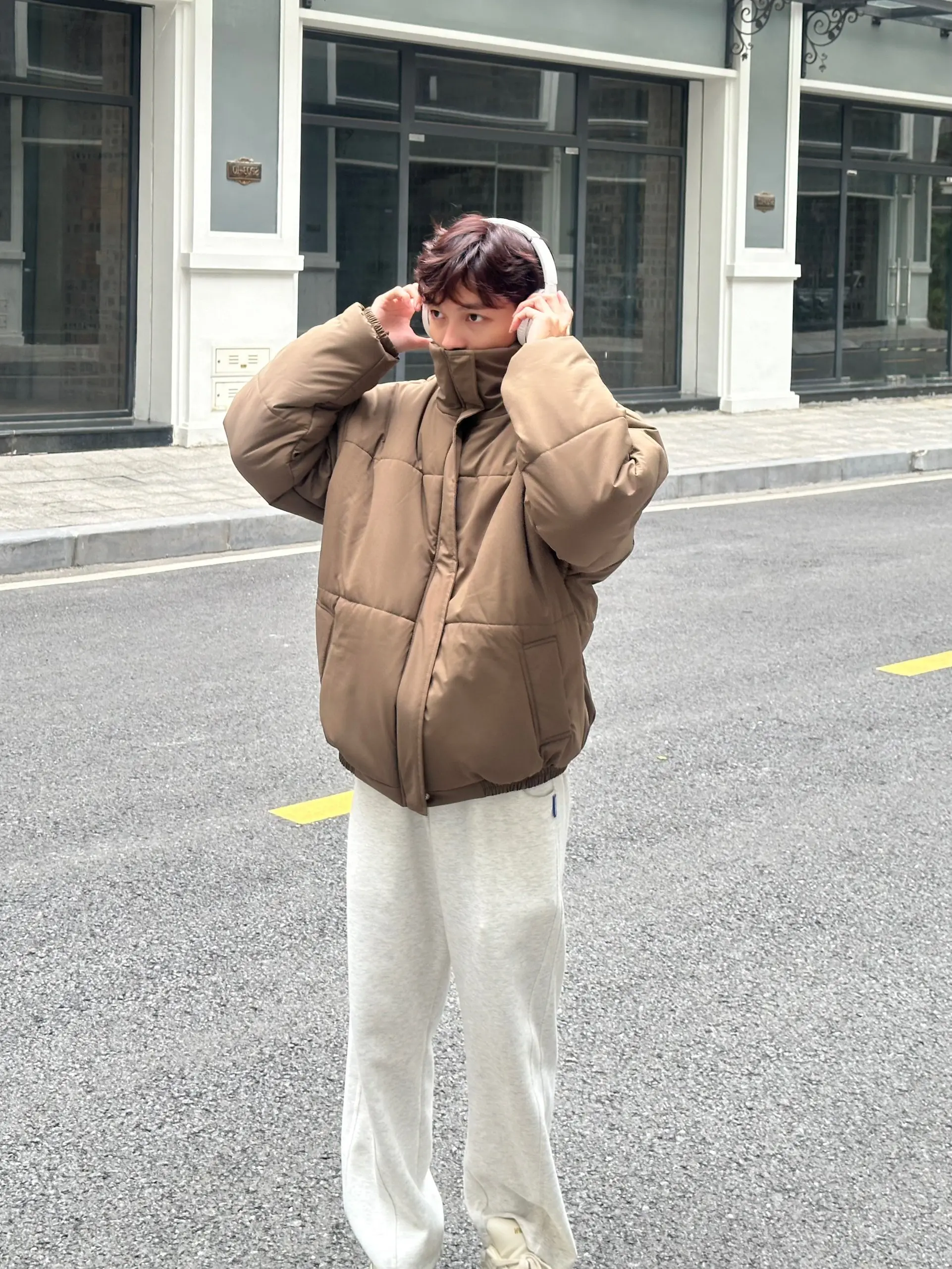 Áo Khoác Phao Chần Bông 3 Lớp Cao Cấp Jacket Menswear