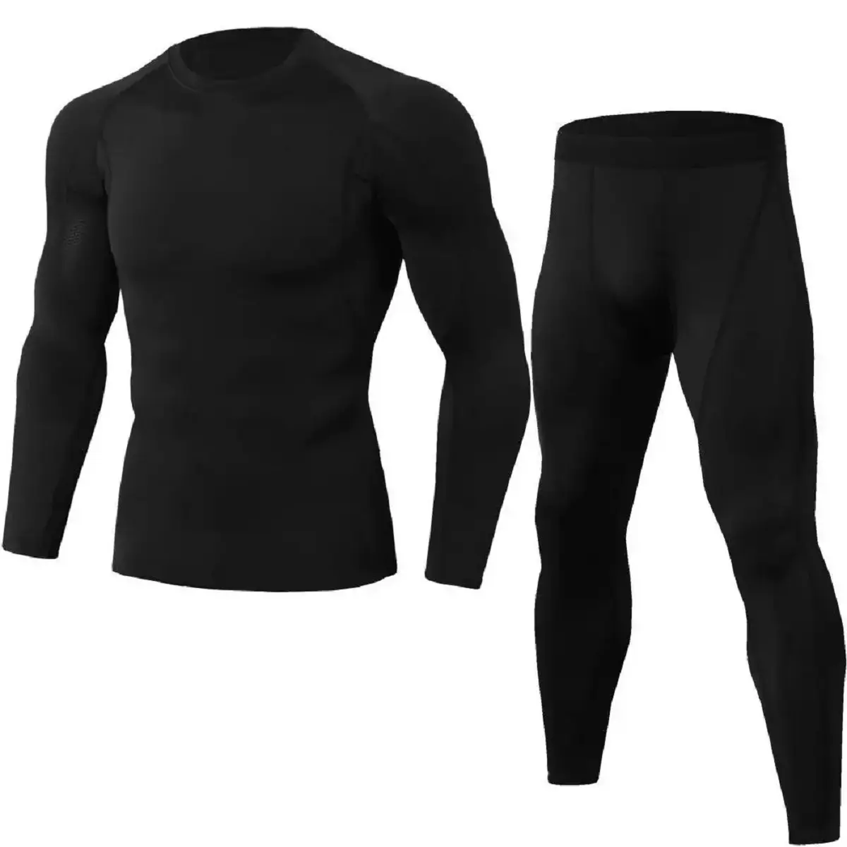 Bộ quần áo giữ nhiệt nam, Quần áo tập gym nam. áo body + quần pro combat