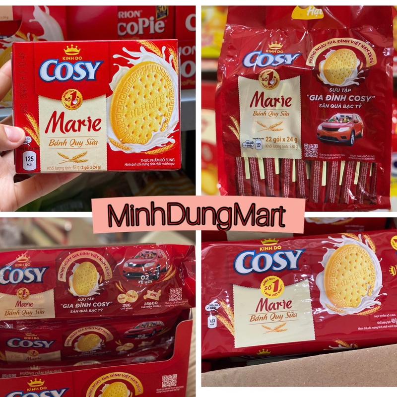 Bánh quy sữa Cosy Marie các loại - Snack Ăn Vặt 0