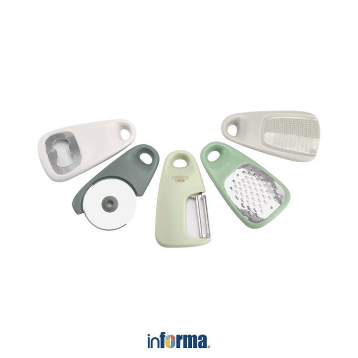 Jual Informa Cooking Color Set 5 Pcs Prun Peralatan Dapur Pembuka Botol ...