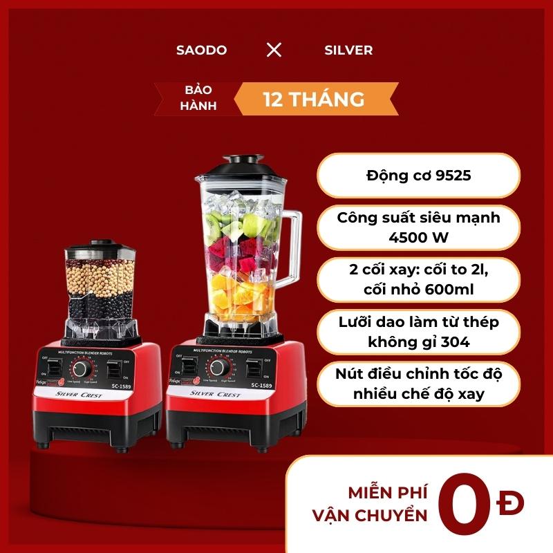 Máy xay sinh tố công nghiệp say sinh tố xay thịt đa năng SAODO MXSTCN0035 1