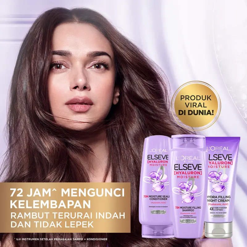 L'Oreal Hyaluron Moisture Hydra Filling Night Cream 150 ml (Untuk rambut kering dan dehidrasi) Moisturizer 2