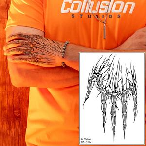 VIVIDTATS 2025 European and American Tattoo Stickers Waterproof Line Temporary 3D Realistic Juice Herbal Tattoo Stickers