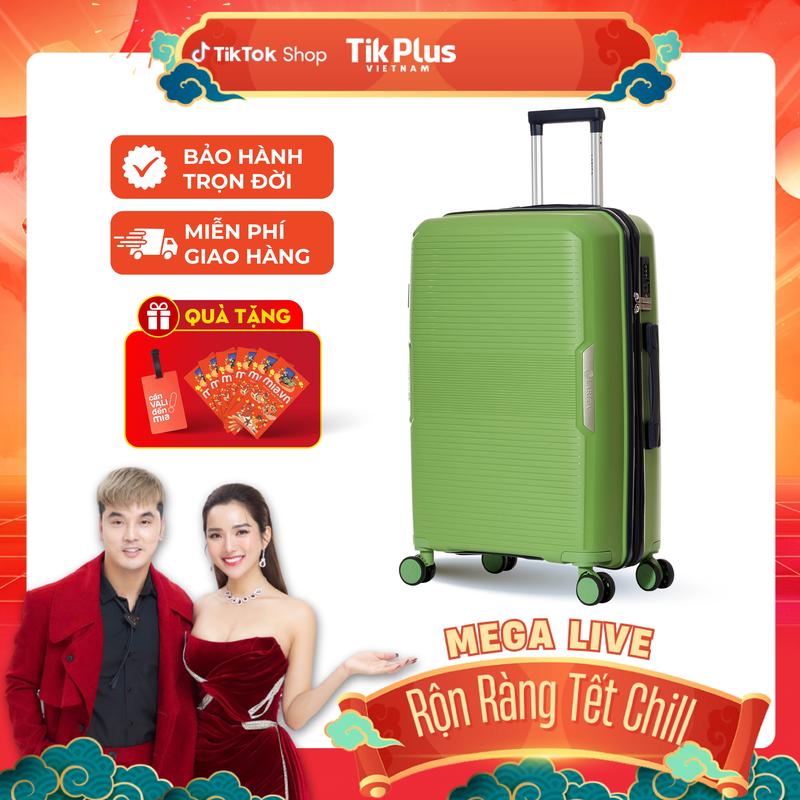MIA x Ưng Hoàng Phúc Vali Du lịch Larita Rena 3 Size - S M L Thân nhựa PP hạn chế bể vỡ tốt bất chấp mọi va đập khoá số TSA chuẩn quốc tế BẢO HÀNH MIỄN PHÍ TRỌN ĐỜI